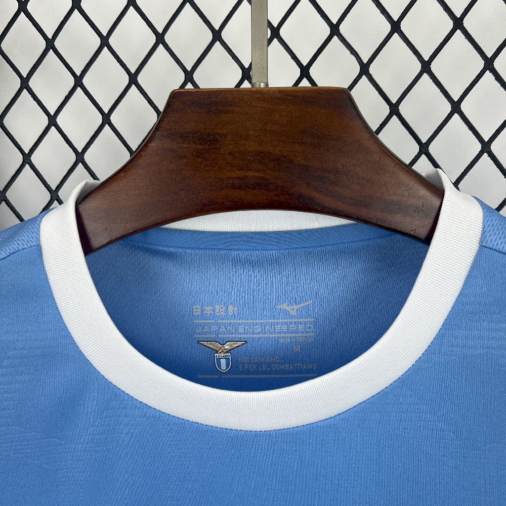 25–26 Lazio Home Kit — Blue Match-Fit Jersey