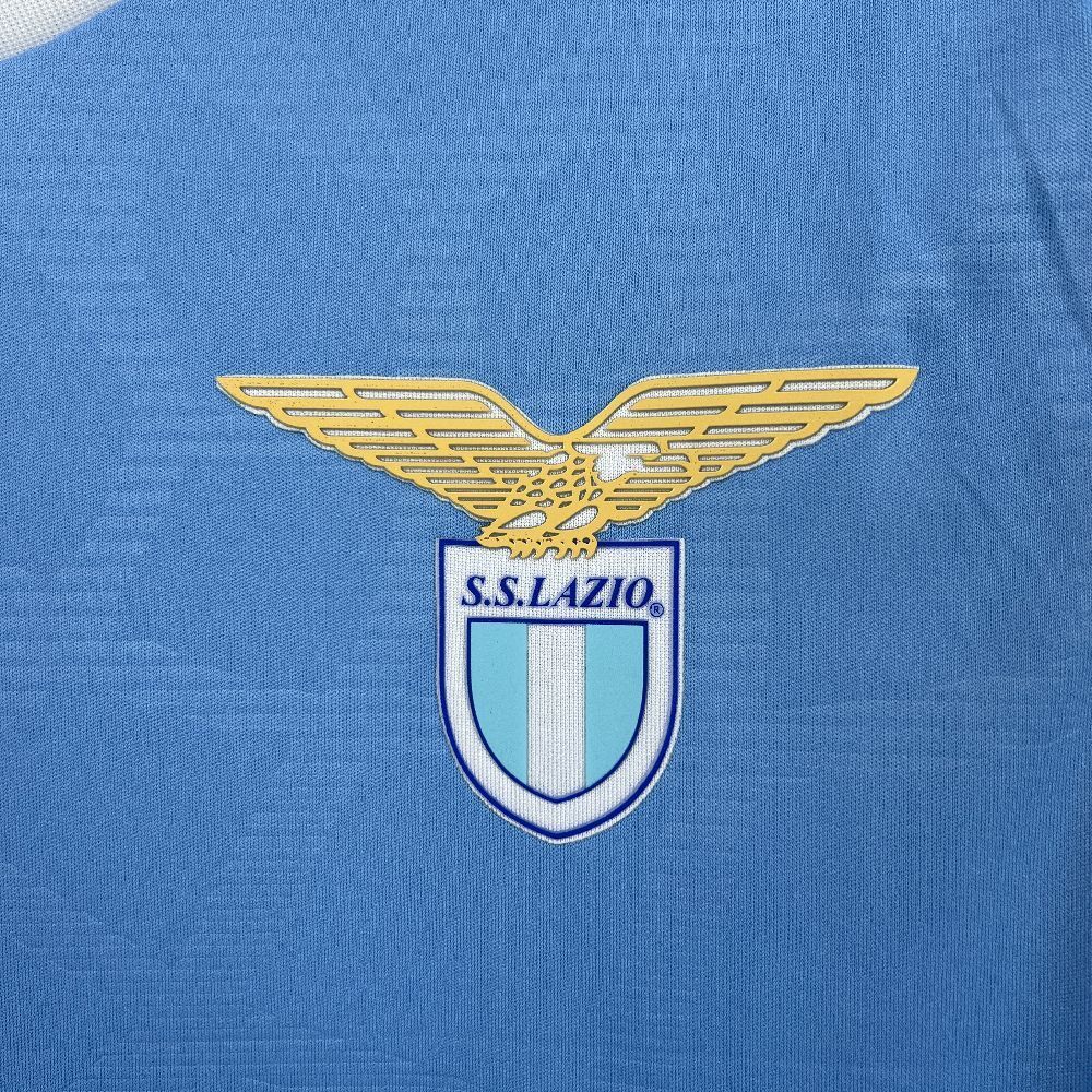 25–26 Lazio Home Kit — Blue Match-Fit Jersey